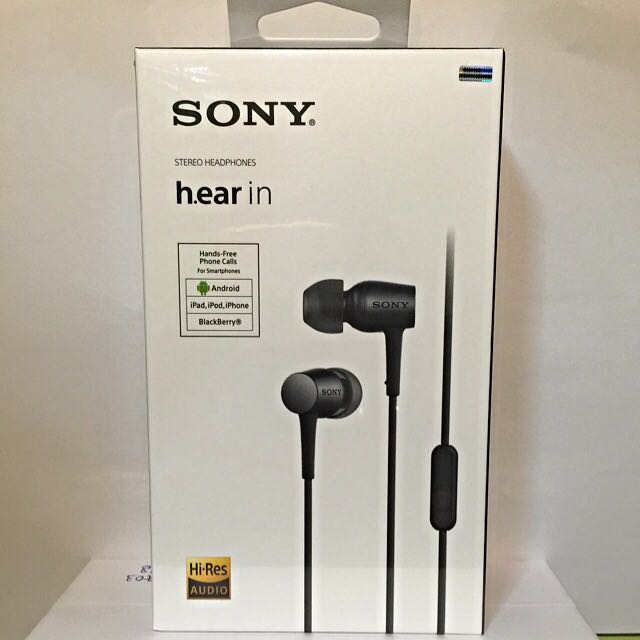 SONY H.ear HIGH RESOLUTION EARPIECE Earphones Headphones MDR - Ex750ap,  Computers \u0026 Tech, Parts \u0026 Accessories, Cables \u0026 Adaptors on Carousell