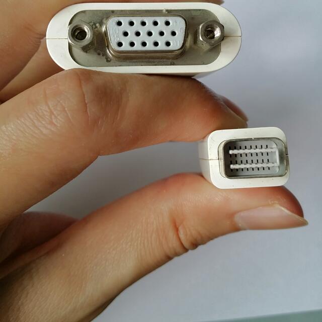 Apple Mini Dvi To Vga Adapter Electronics On Carousell