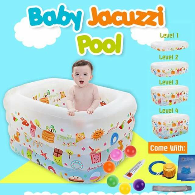 Baby jacuzzi pool, Babies & Kids, Bathing & Changing, Bathtub & Bath
