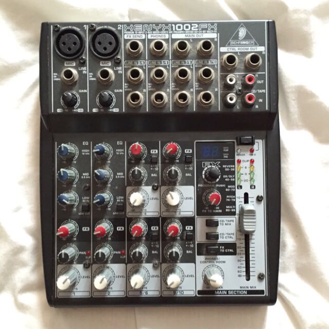 Behringer Xenyx 1002FX (Discontinued Analog Mixer), Audio, Soundbars