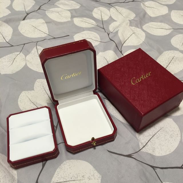 Cartier double ring box deals