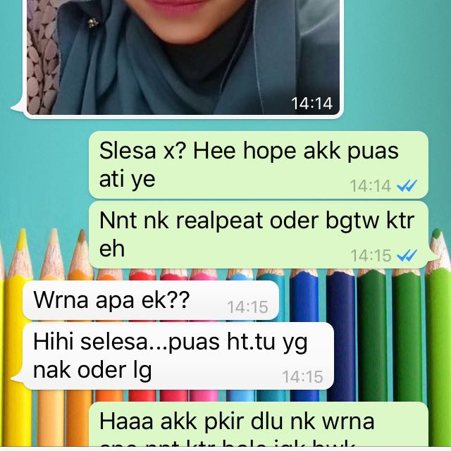FeedbAck From My Cust (Category: Community) located in Skudai. Submitted by ayang1710 (Listing ID 51557521, Image 2). Description: 📢📢feedbck obe of my cust... ✅so what r u waiting.. Come buy with us😱😱 ✅im sell n im wear it Koreanlens#carousellmy#shopaholicsoutlet#.