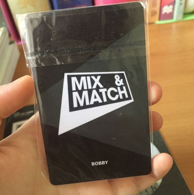 IKON Bobby Mix & Match Photocard, Toys & Collectibles, Fan