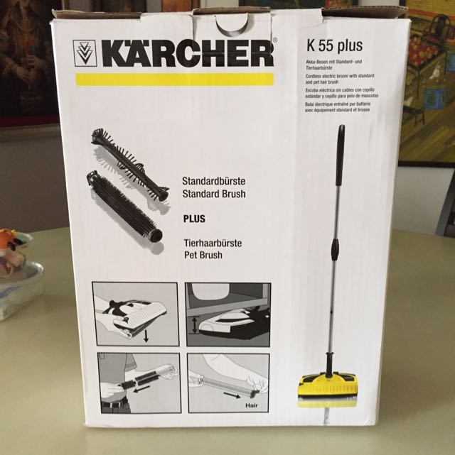 KARCHER K55 Plus Cordless Electric Broom., Furniture & Home Living