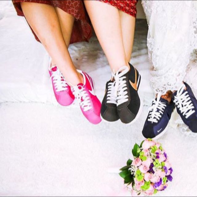 Women s Nike Cortez Fuschia Nylon Women s Fashion Footwear Sneakers on Carousell