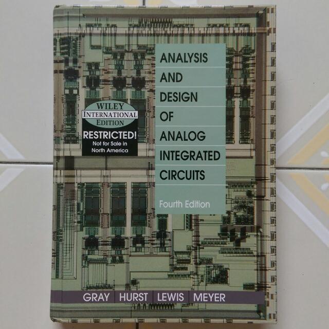 Analysis and Design of Analog Integrated Circuits (4th Edition