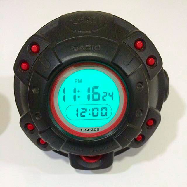 Casio G shock GQ 200 Muscle Alarm Clock Set