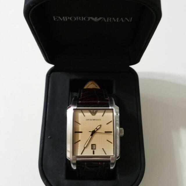 emporio armani quartz watch
