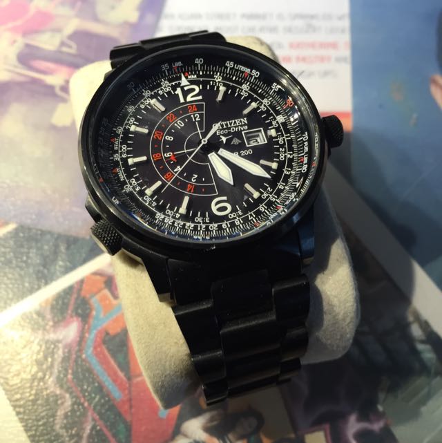 citizen eco drive nighthawk black