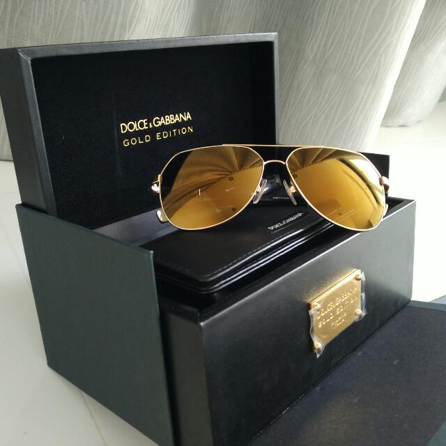 Gabbana Gold Edition Sunglass, Luxury 