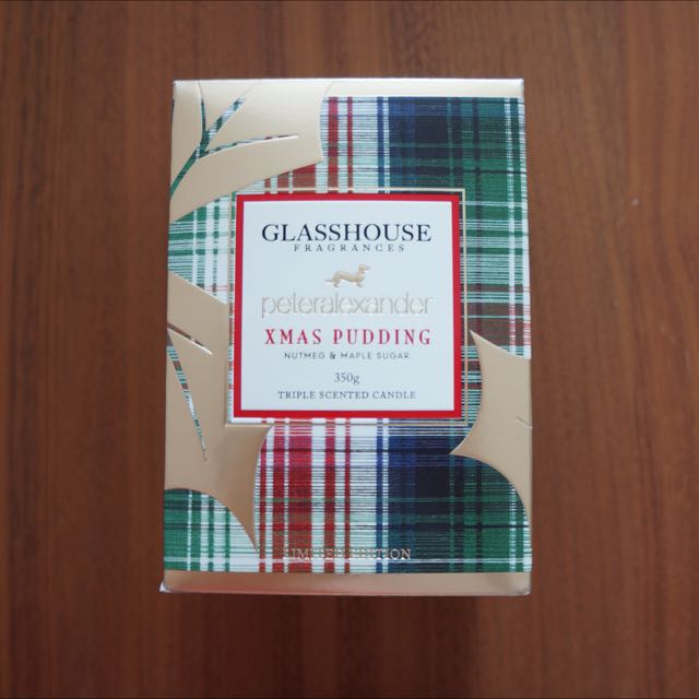 Glasshouse Christmas Pudding Candle Women S Fashion On Carousell