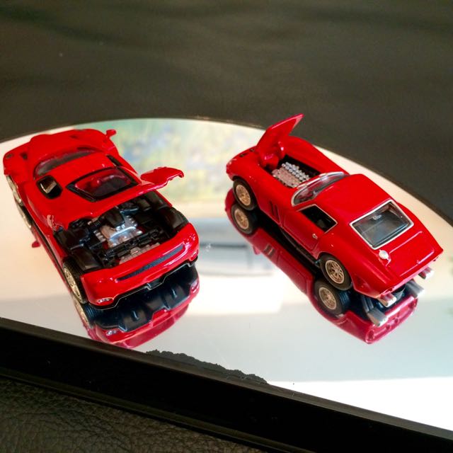 Reserved) HW 1:64 Scale Ferrari 250 GTO (1962) & Enzo Ferrari 