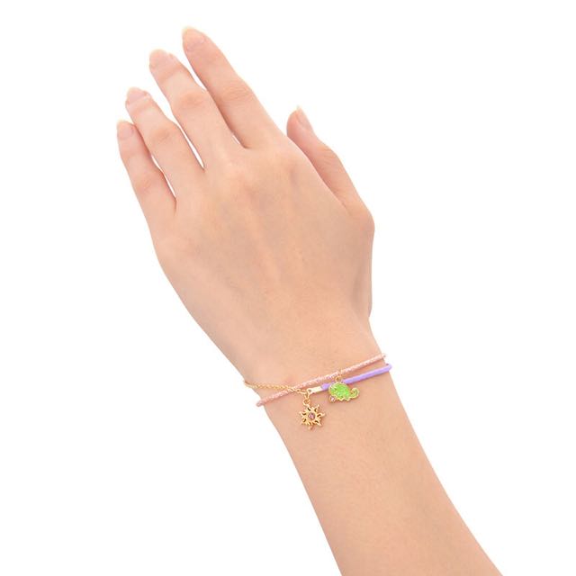 PO Authentic Disney Japan Good Luck Charm Tangled Rapunzel Bracelet