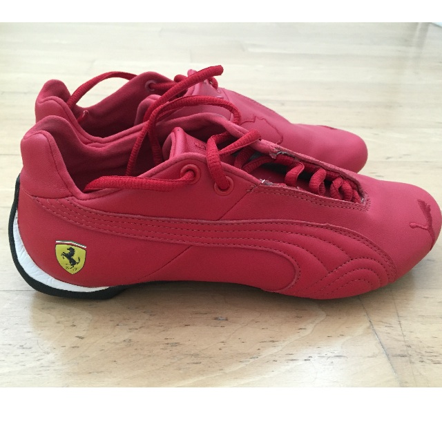 red puma ladies sneakers