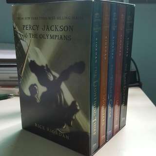 Percy Jackson Series By Rick Riordan Full Set