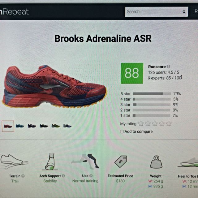 Brooks adrenaline asr 11 mens cheap 2016