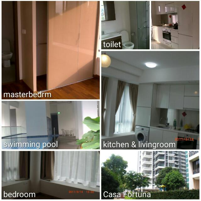 Casa Fortuna Studio For Rent There Is A Queensize Bed In The Bedroom With Wardrobe And Attached Bathroom A Utility Room Livingroom With Kitchen Washing Machine Refrigerator Oven Property On Carousell