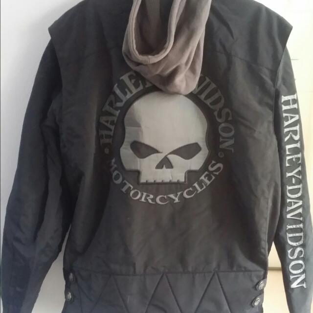 Harley davidson skull on sale jacket