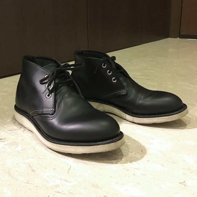 chukka boots with white soles