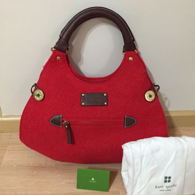 kate spade felt bag