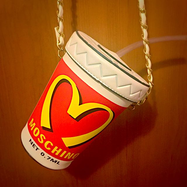 Moschino Coke Cup Sling Bag Women s Fashion Bags Wallets Cross body Bags on Carousell