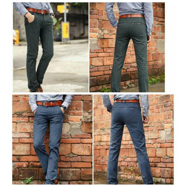 Mens dress hot sale pants casual