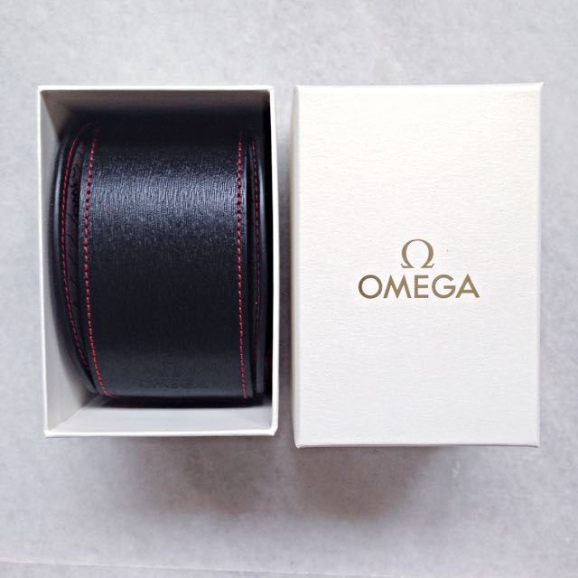 Omega leather deals watch box