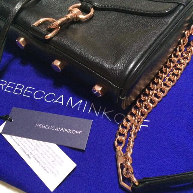 Rebecca minkoff mini mac rose gold online