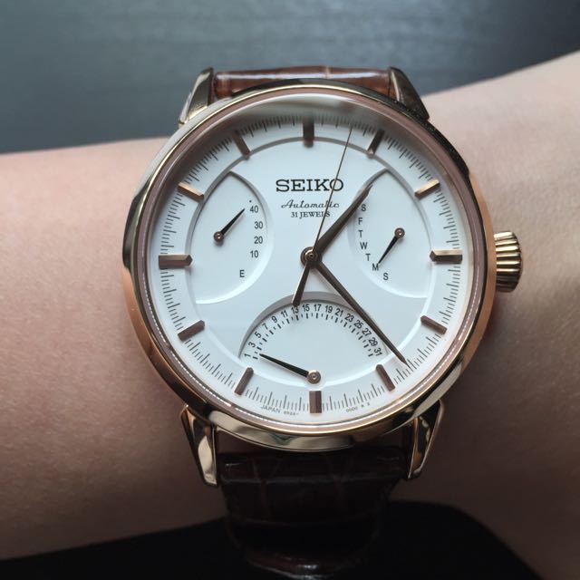 Seiko Presage Automatic SARD 006 in Gold, Luxury, Watches on Carousell