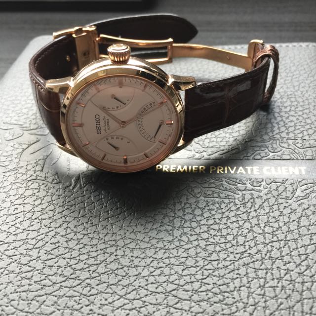Seiko Presage Automatic SARD 006 in Gold, Luxury, Watches on Carousell