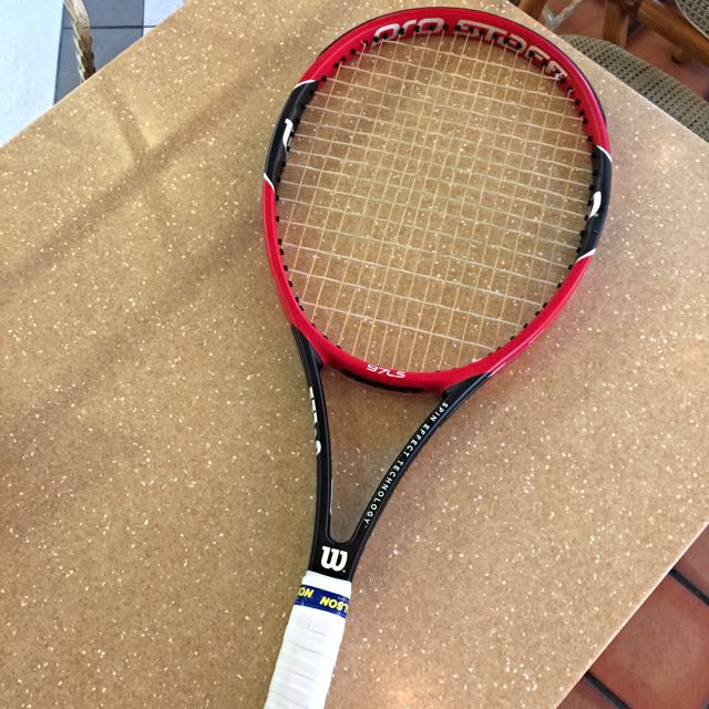 Wilson Pro Staff 97 LS Tennis Racket, Sports Equipment, Sports 