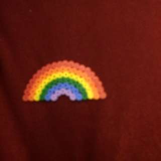 Perler Bead Rainbow