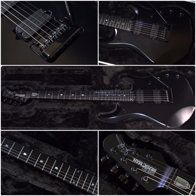 Ernie Ball Music Man John Petrucci JP6 In Stealth Black With Piezo