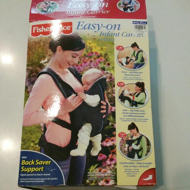 fisher price easy on infant carrier