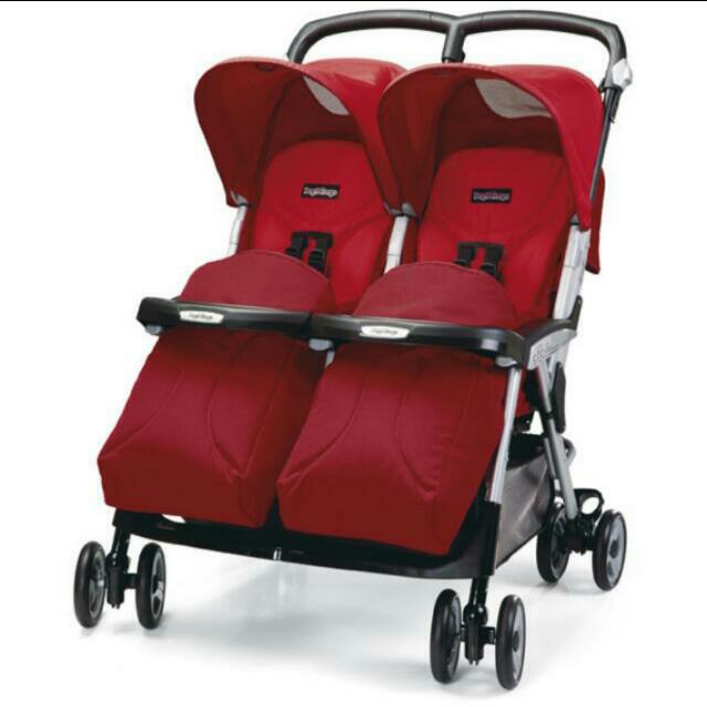 aria twin stroller