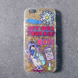 GET OVER YOURSELF Glitter Casing