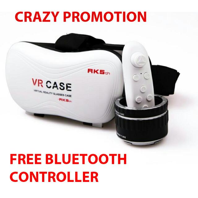 Sg51 25 90 Sales 2016 3d Vr Case Version 5 0 With Bluetooth Controller Virtual Reality 3d Glasses