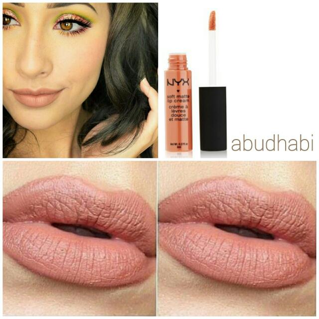 BACK IN STOCK! Abu Dhabi Nyx Soft Matte Lip Cream, Beauty & Personal
