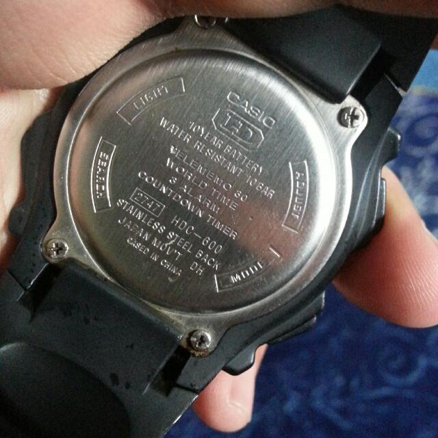 Casio HD digital Analog HDC-600, Men's Fashion, Watches & Accessories ...