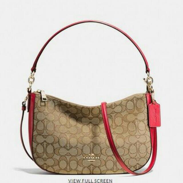 Coach 37584 Chelsea Crossbody in Signature Jacquard