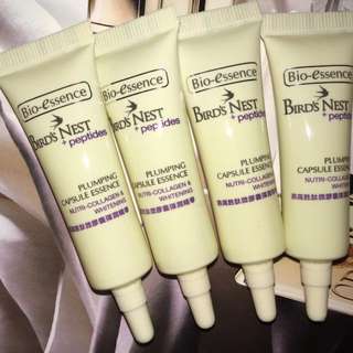 BIO-ESSENCE BIRD'S NEST+PEPTIDES PLUMPING CAPSULE ESSENCE  燕窩胜肽微膠囊彈潤精華  10mlx4 有盒64164282384899110