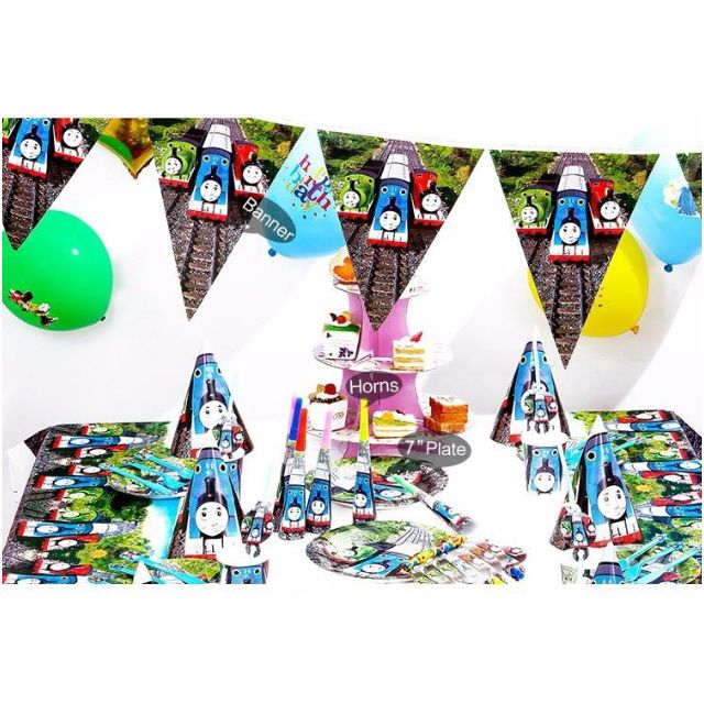 78pcs Set New Luxury Kids Birthday Party Decoration Thomas And