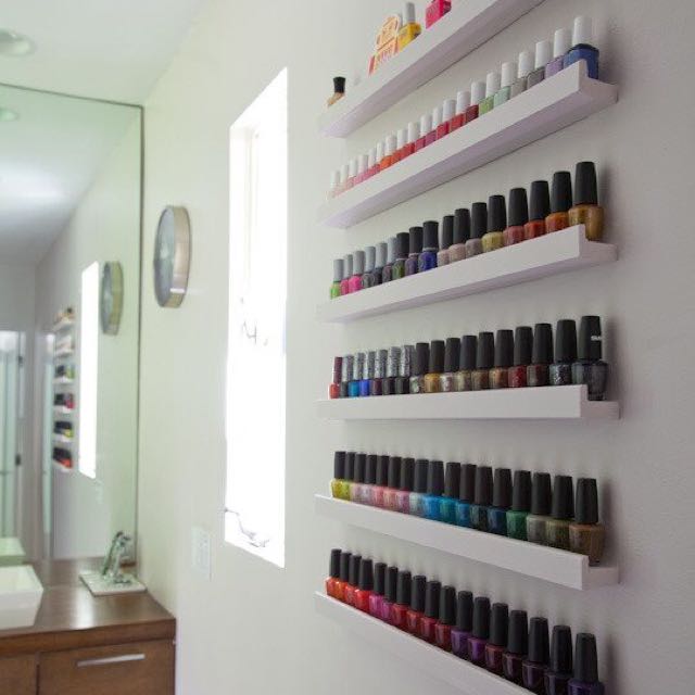 IKEA Picture Ledge Book Shelf Spice Rack Holder, Furniture & Home