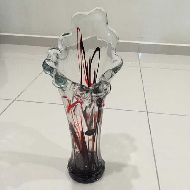 Jozefina Krosno Handmade Glassware Vase Home Furniture On Carousell