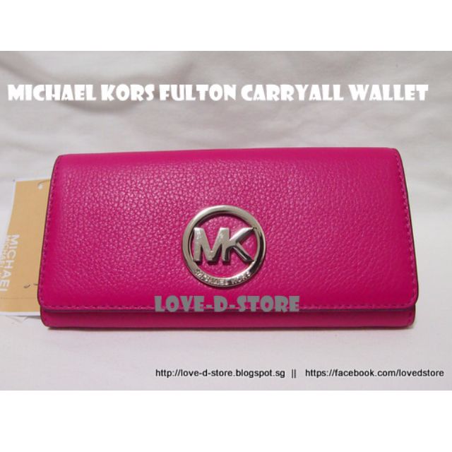 michael kors fulton carryall wallet
