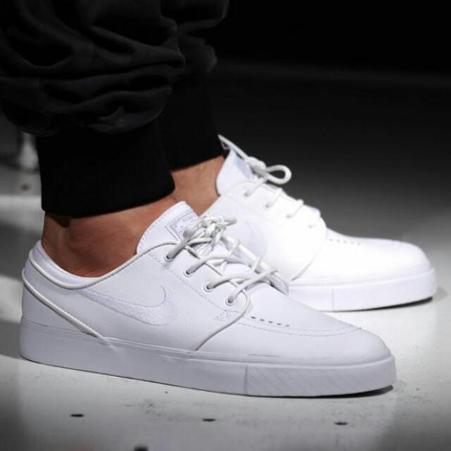 Nike SB Zoom Unisex Stefan Janoski White Leather Women s