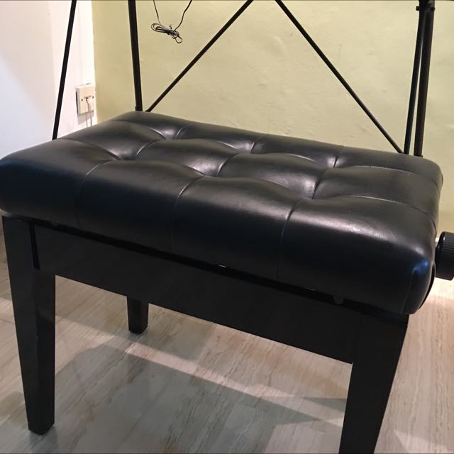 Piano Bench With Adjustable Height Music Media On Carousell