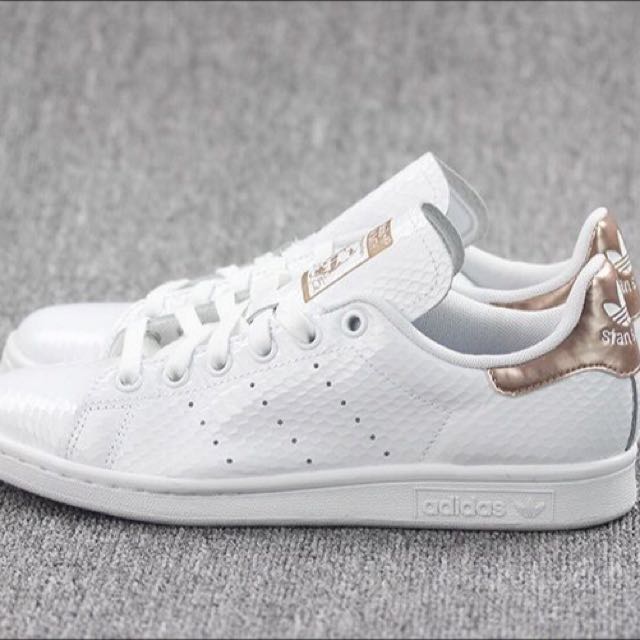 Original Adidas Stan Smith in Rose Gold, Women's Fashion, Footwear, Sneakers  on Carousell