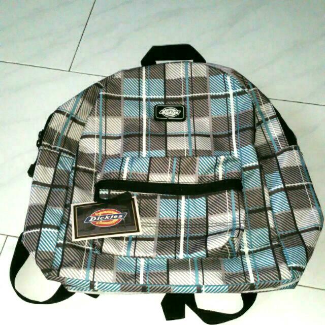 Dickies checkered backpack top
