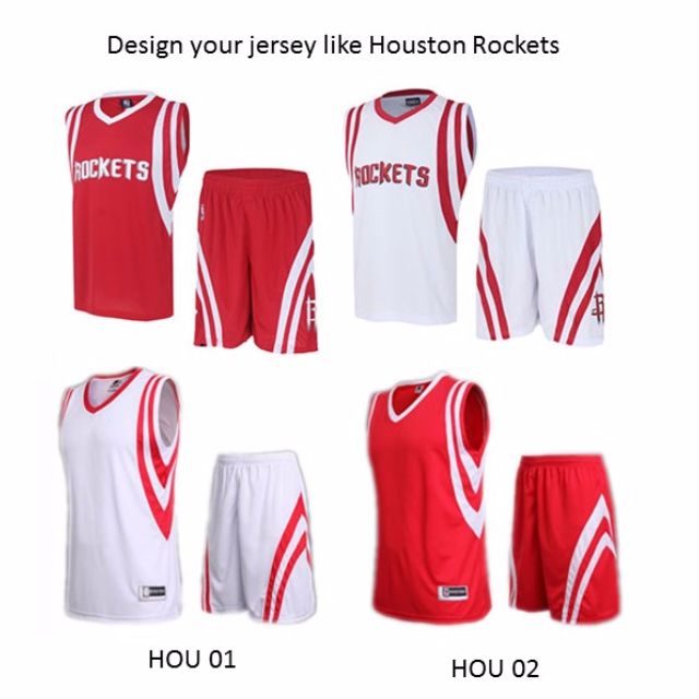 Customize Rockets Jersey, Men's Fashion 